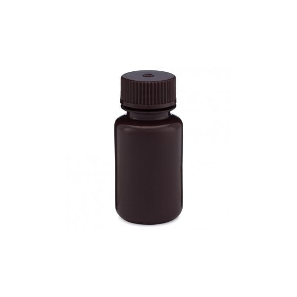 Globe Scientific Diamond RealSeal Bottles, Amber Color, Wide Mouth, 60 ml, 12/pk, 12PK 219941 - main